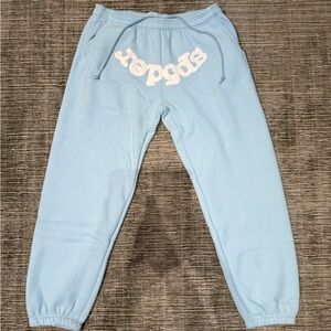 Light blue spider pants